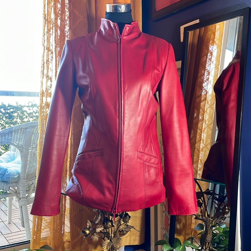 Danier Italian Leather Lamb’s skin jacket